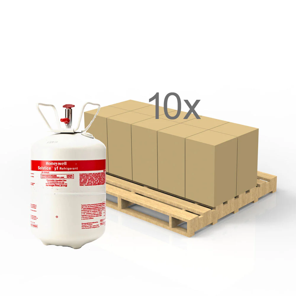 R1234YF Refrigerant 10 QTR PALLET (10 Cylinders)